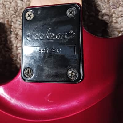 Jackson DK2S - MIJ w/ Sustainiac - 2008 Inferno Red image 6