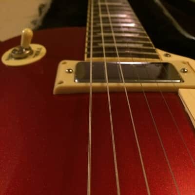 Epiphone Les Paul Deluxe Limited Edition Rare, Mini Humbuckers, Red Sparkle, with Hard Case image 3