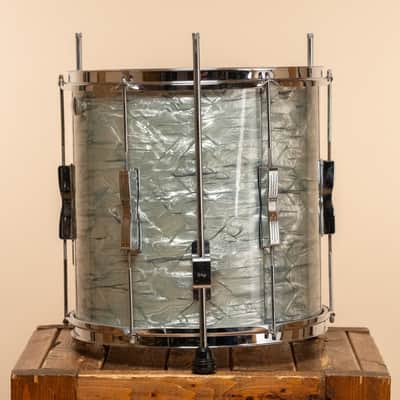 1970s Ludwig 'Club Date' Floor Tom in Sky Blue Pearl - 14x14 image 3