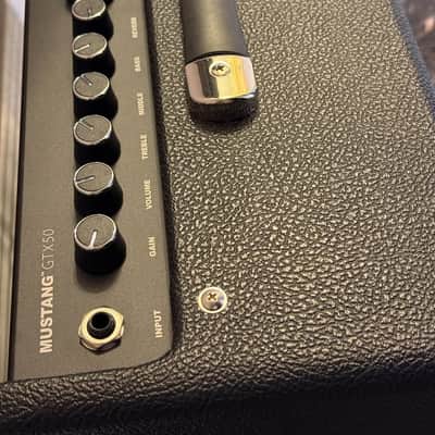 Fender Mustang GTX50 50-Watt 1x12" Digital Modeling Guitar Combo 2020 - Present - Black image 3