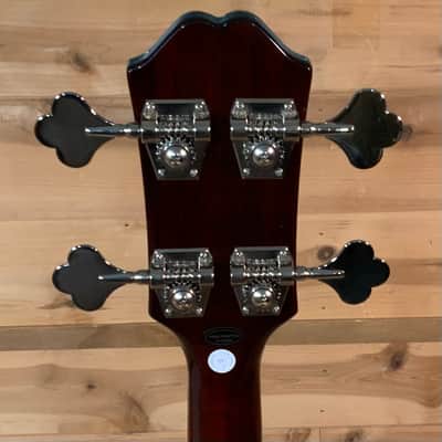 Epiphone Jack Casady Left-Handed Electric Bass Guitar - Metallic Gold image 6