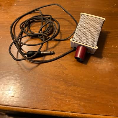 Vintage RCA Nipper His Master’s dynamic microphone 1949 Red image 3