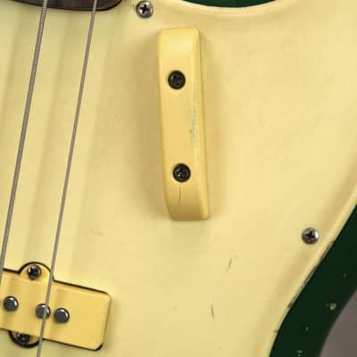 Luthier Made Jazz Bass 2023 - Aged British Racing Green image 12