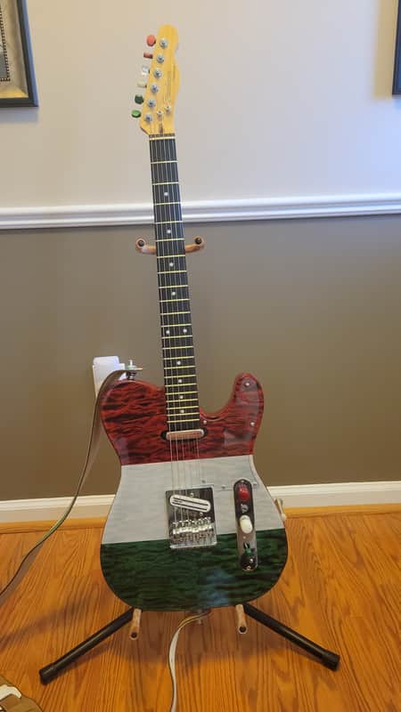 Italian motif T-style guitar 2020 image 1
