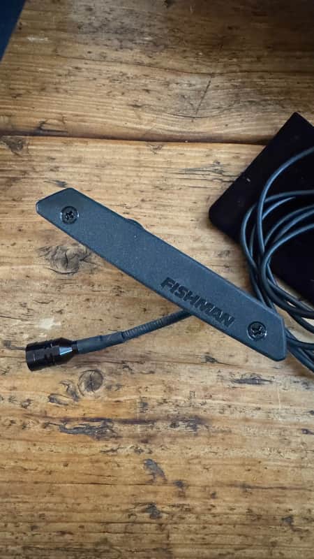 Fishman PRO-REP-103 Rare Earth Blend Acoustic Humbucker/Mic 2010s - Black image 1