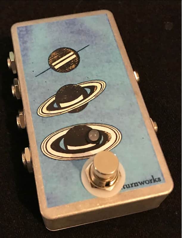 Saturnworks Stereo A/B Box Guitar Switch Pedal with LED + Neutrik Jacks - Handcrafted in California image 1