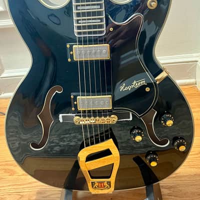 Brand New Hagstrom '67 Viking II 2023 - Present - Black Gloss image 5