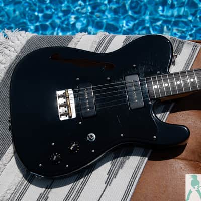 Fender Japan Parts Caster - Mojo Master - '72 Thinline Neck - w Premium Ash Body & Gibson P-90'sm - Pro Set Up w Perfect Frets/Action/Intonation! image 10