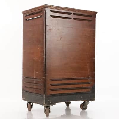 Leslie Model 122 Rotating Speaker Cabinet Cab Organ Amplifier w/ Casters #34786 image 16