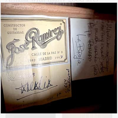 Jose Ramirez 1a Especial Tradicional 1997 - French Polish Top image 3