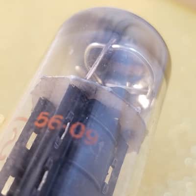 CBS 12BH7A tNOS AT1000 TESTED Vacuum Tube black plate 12BH7 dual triode 1951-1959 image 6