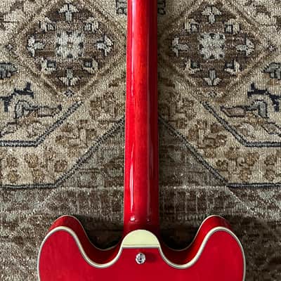 Eastman T386-RD Thinline Electric in Red w/ Hard Case & Free Pro Setup image 8