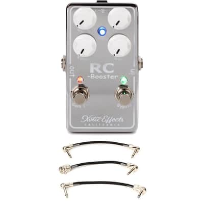 Xotic RC Booster-V2 Pedal with 3 Patch Cables image 1