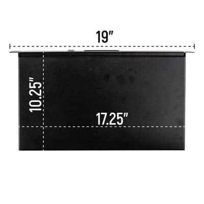 Elite Core 2 Space Shallow Rack Drawer with Lock & Keys For ATA Rack Road Cases image 4