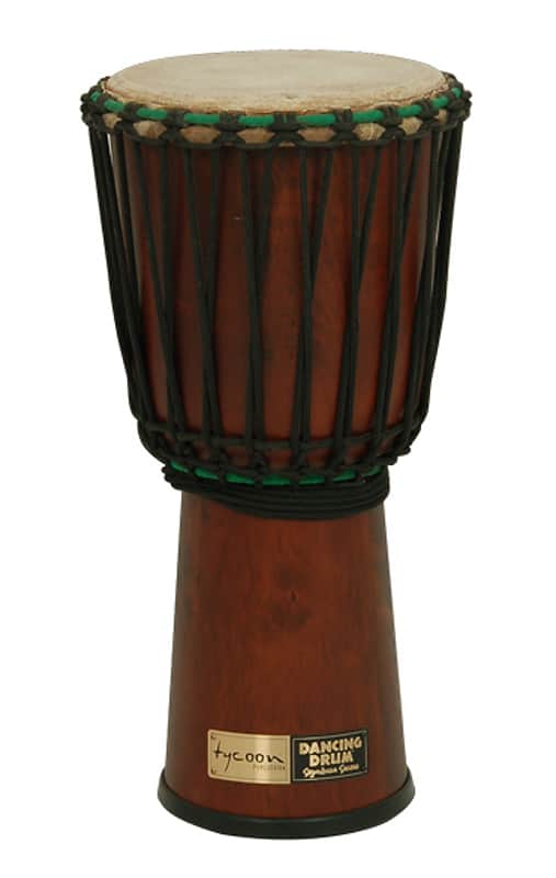 9" African Dancing Djembe Drum image 1