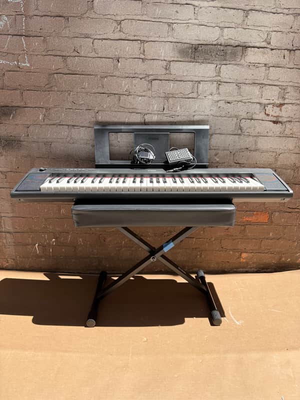 Yamaha Piaggero NP-12 61-Key Portable Digital Piano Bundle w/ Pedal, Bench & Power Supply image 1