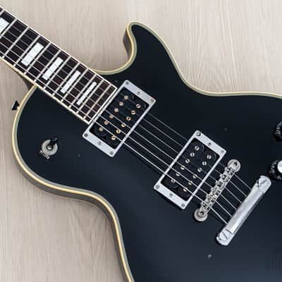 1980s Burny John Sykes LC-70JS Black Beauty Custom Vintage Guitar w/ Mono Case, Fernandes Japan image 7