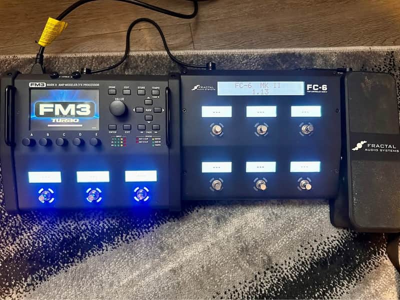 Fractal Audio FM3 Mark II with FC-6 controller and expression pedal image 1
