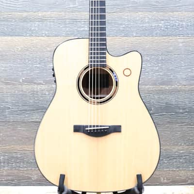 Yamaha TAG3 C TransAcoustic Dreadnought-Style Natural Acoustic Electric Guitar w/Bag image 1