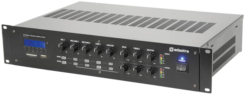 Adastra RM1202 Mixer-amp 2 x 120W + USB/SD/FM/BT image 1
