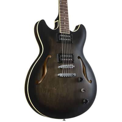 Ibanez Artcore AS53-TKF Transparent Black Flat - Semi Acoustic Guitar image 5