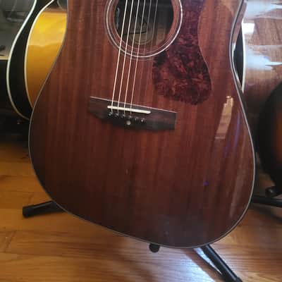 Guild  D-120 Acoustic Electric Guitar w/ L.R.Baqgs HiFi Electronics image 4