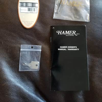 Hamer 2002 USA Hamer Artist Korina Semi-hollow Guitar Humbucker 2002 Natural image 10