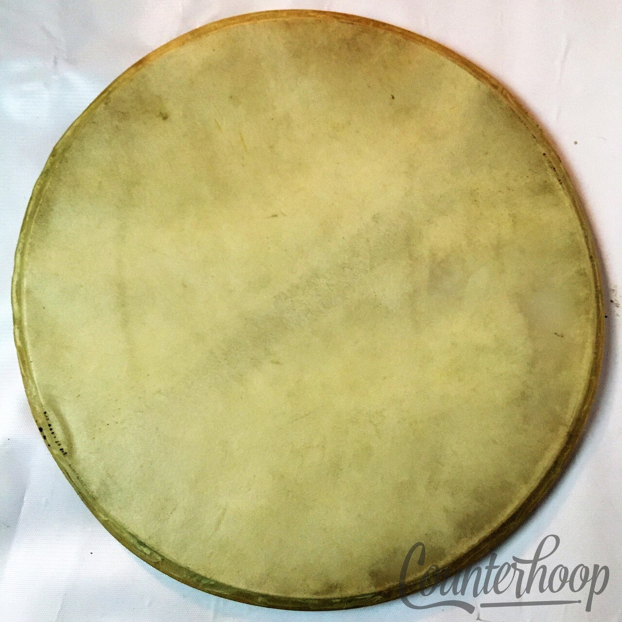Ludwig 14"Calf Skin Snare Drum Resonant Head Transparent USA Marching Vintage20s — main photograph