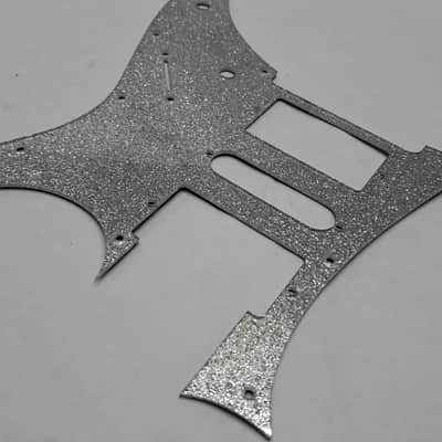 Platinum Silver Glitter Pickguard fits Ibanez (tm) RG350 MDX HSH image 5