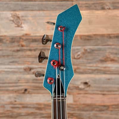 Guyatone EB-9 Sharp 5 Blue Sparkle 1970s image 5