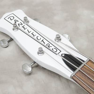 Danelectro 59DC Long Scale Bass Lefty (White Pearl/w White pickguard) image 8