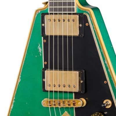 NEW! Gibson Custom Flying V Custom - Teal Sparkle Murphy Lab Heavy Aged - 2026 Custom Collection - Limited Edition - Authorized Dealer - Pre-Order image 18
