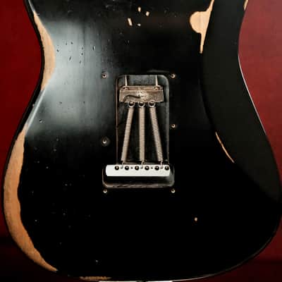 Fender Standard Stratocaster 2010 Heavy Relic w/ Radioshop Black1 Pickups image 7