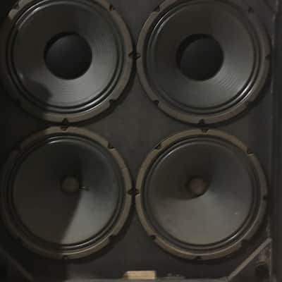 Vintage 1975 Ampeg V-4 Model SPV400 4x12 Speaker Cabinet Black Tolex Made in USA Eminence image 20