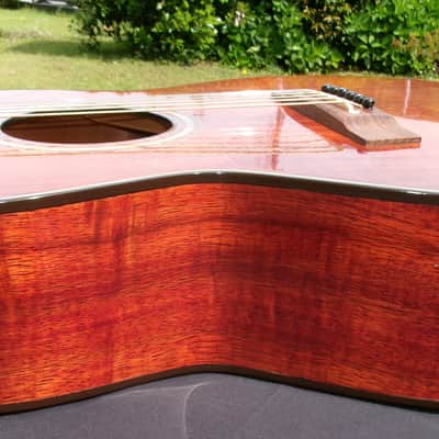 2000 Takamine PT-407 parlor size New Yorker Guitar Hawaiian Koa+Original Case image 13