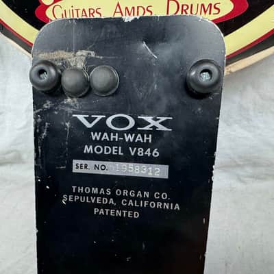 Vox Thomas Organ V846 Wah Wah Pedal with TDK inductor Vintage! image 13