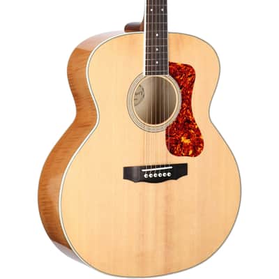 Guild F-250E Deluxe Jumbo Acoustic-Electric Guitar, Blonde image 1