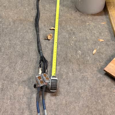 Rapco Db25 to trs 25' snake Rapco body Hosa end trs 2000 - Black image 6