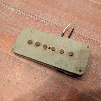 Fender Jazzmaster Guitar Pickup Late 1960s Cream Cover Gray Bobbin 7.91K image 6