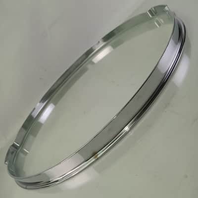 *Slingerland 14" Single-Flange Snare Drum Resonant Rim/Hoop Chrome-Brass Student image 4