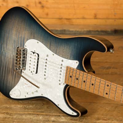 Suhr Standard Plus Faded Trans Whale Blue Burst Maple image 5
