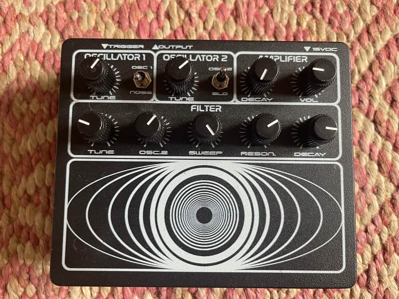 Dub Sonic Space Drum PS 3- Synare 3 Clone. 2000s - Black image 1