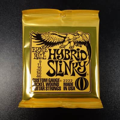 Ernie Ball 2222 Hybrid Slinky 009 - 046 for electric guitar image 1