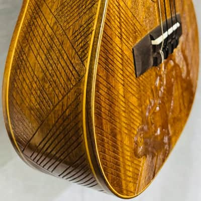 Tenor Ukulele Balinese Koa Handmade by Blueberry Mermaid Motif Pre-Order 90 Day image 7
