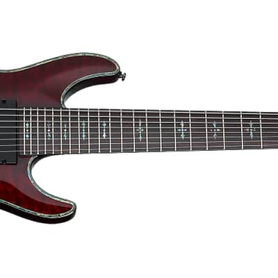 Schecter Hellraiser C-8 Electric Guitar Black Cherry image 1