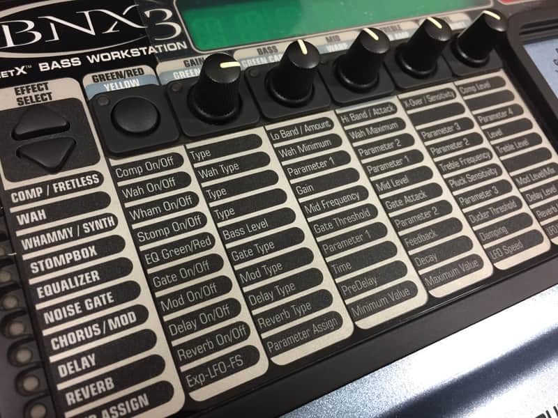 Digitech BNX3 GeNetX Bass Workstation Multi-Effects Pedal w/ 8