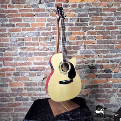 Zager ZAD-50CE OM Acoustic Electric Guitar w/ Upgraded 2020 Fishman & HSC (2013 - Natural Finish) image 7