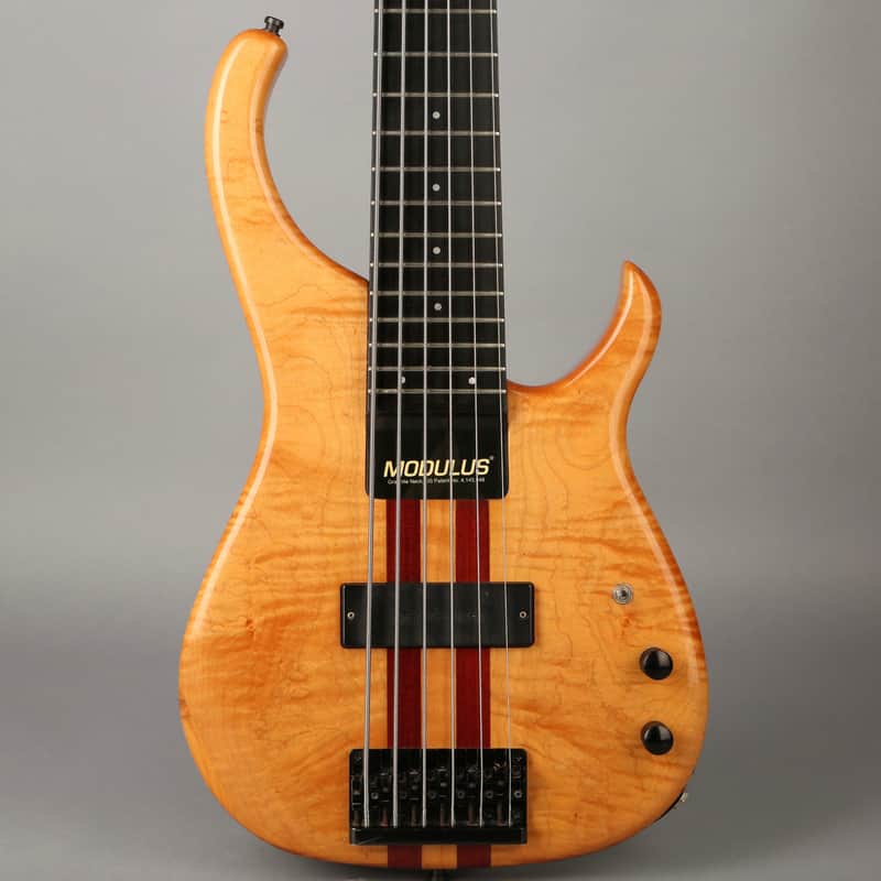 Modulus Graphite Quantum 6 Bass - 1994 - Curly Maple image 1