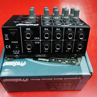 ProSound MY96 4-Channel Micro Stereo Mixer image 2