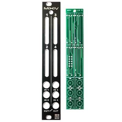 Synthrotek MIXIV PCB and Panel - Eurorack Mixer Module PCB Set image 1